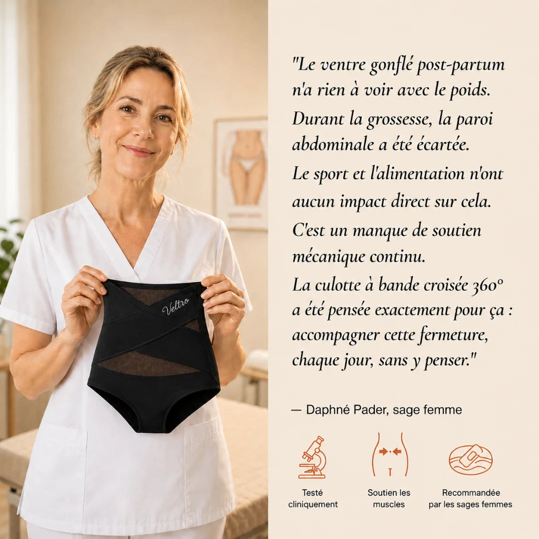 Témoignage de sage-femme sur la culotte Veltro
